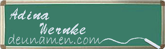 Adina Wernke Visitenkarte
